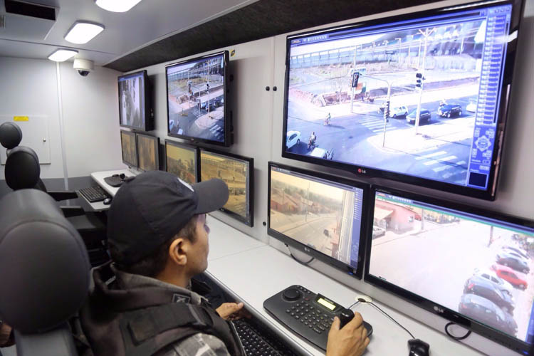 Câmeras de segurança na zona Norte